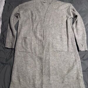 Heyday Heather Gray Women's Long Cardigan